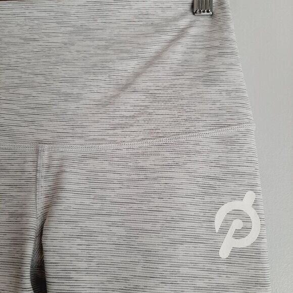 LULULEMON x PELOTON Wunder Under Scalloped Hem High-Rise Crop Leggings Grey Sz 2 - Picture 5 of 16